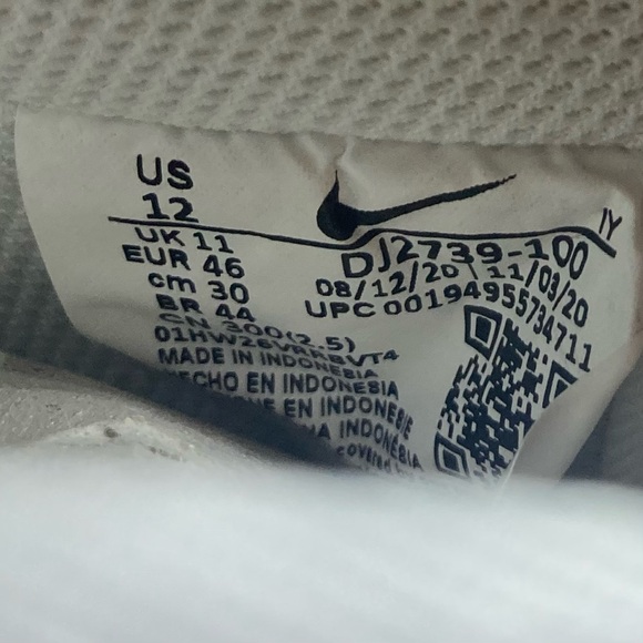 Nike Men's Air Force 1 '07 Low Shoes White/Gum Sole Size 12 - Picture 13 of 14